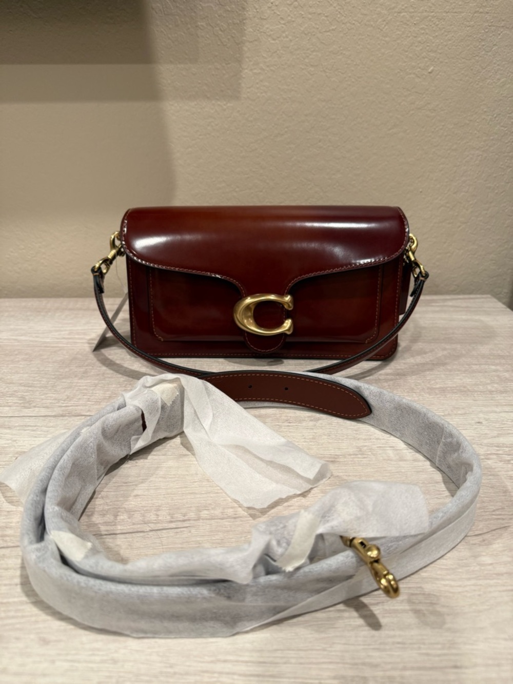 Coach Dark Neutral Spazzolato Tabby 26